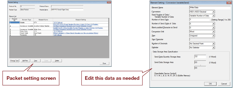 Easy to prepare and edit predefined protocol