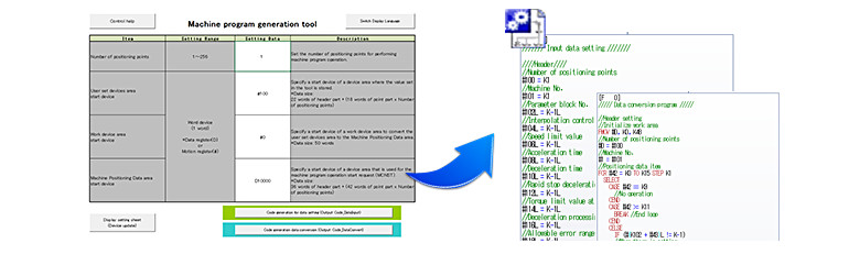Support tool ( machine program)