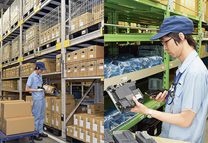 Support the stable running of customers’ machines with sufficient spare parts for old and new models in stock.