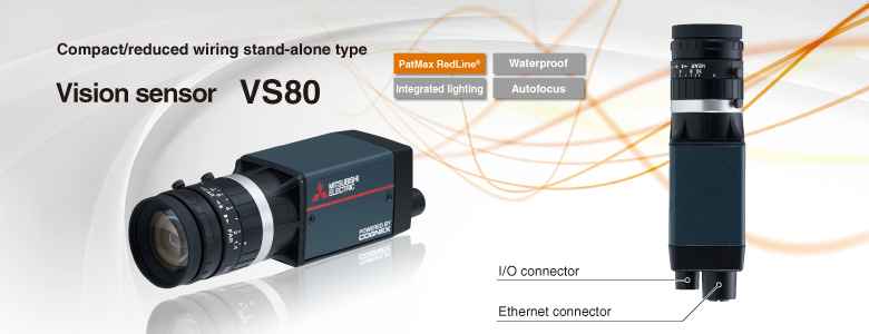 Compact/reduced wiring stand-alone type Vision sensor VS80