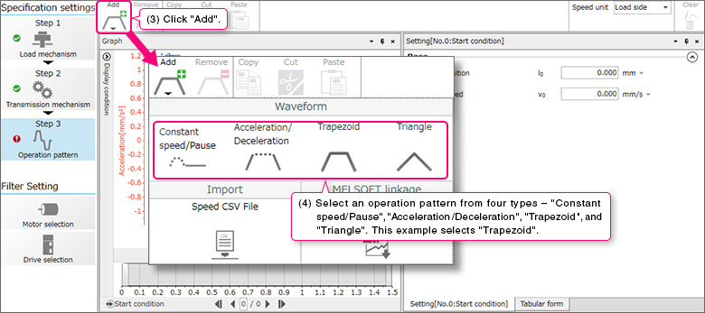 Setting Operation Patterns Setting Operation Patterns3-4