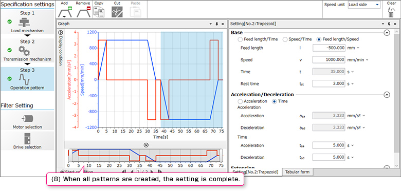 Setting Operation Patterns Setting Operation Patterns8