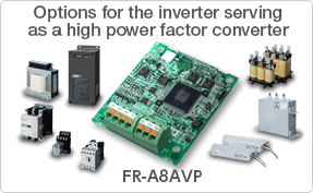 Addition of options for the FR-A842 Serving as a High Power Factor Converter