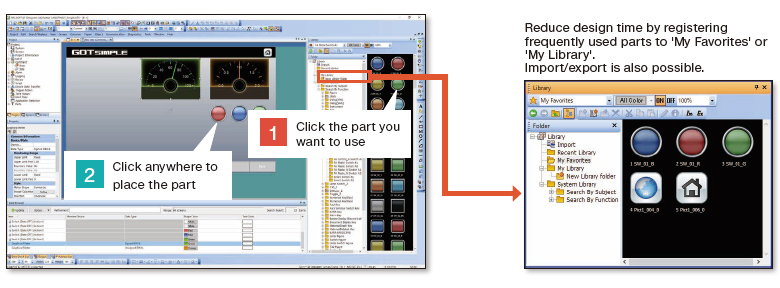 Pick and place intuitive screen design is easy even for beginners