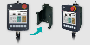 To hang GOT on a wall Wall-mounting attachment
                for Handy GOT GT2505HS