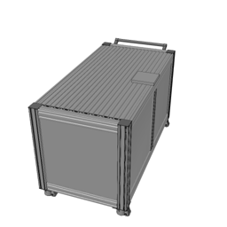 Mobile robot workstation with base cabinet