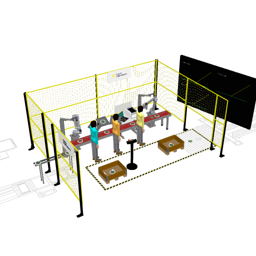 Manual Final Assembly Line with Packing