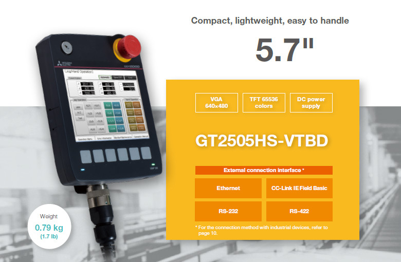 GT2505HS-VTBD ขนาด 5.7 นิ้ว