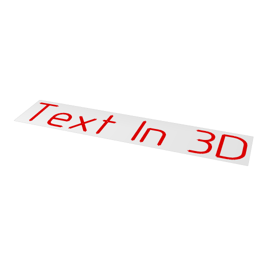 Text In 3D